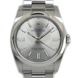 ロレックス Rolex 腕時計 オイスターパーペチュアル 116000 ランダムシリアル ルーレット刻印 サンレイ スレート文字盤 SS 自動巻き 【箱・保付き】 【中古】
