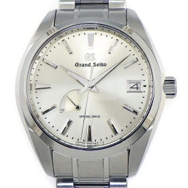 【20日限定★最大3万円OFF＆P3倍★】 グランドセイコー Grand Seiko 腕時計 ヘリテージコレクション SBGA201/9R65-0AA0 サンレイ シルバー文字盤 デイト 裏スケ パワーリザーブ表示 SS スプリングドライブ 【中古】