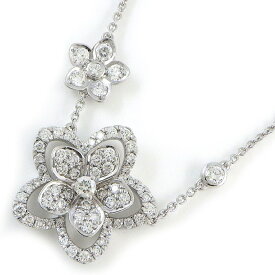 【20日限定★最大3万円OFF＆P3倍★】 グラフ Graff GRAFF ネックレス ワイルドフラワー ダブル パヴェ RGP790 ダイヤモンド 計0.66ct K18WG 【箱・保付き】 【中古】