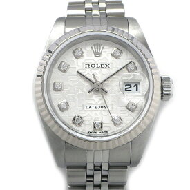 ロレックス Rolex 腕時計 デイトジャスト 79174G F番 2003-2004年製 10ポイント ダイヤインデックス シルバーコンピューター文字盤 デイト K18WG SS 自動巻き 【中古】