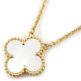 ヴァンクリーフ＆アーペル Van Cleef & Arpels ネックレス ヴィンテージアルハンブラ VCARA45900 ホワイト シェル K18YG 【中古】