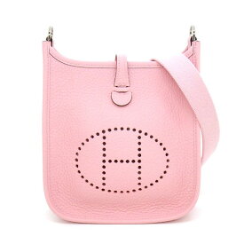 エルメス HERMES ショルダーバッグ エヴリン TPM アマゾーヌ K刻印 2025年 ローズサクラ トリヨンクレマンス シルバー金具 【中古】