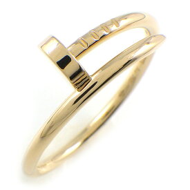 【最大3万円OFFクーポン★スペシャルセール】 カルティエ Cartier リング ジュストアンクル SM B4225960 釘モチーフ K18YG 20号 / #60 【中古】