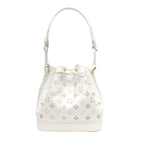 【15日限定★最大3万円OFF＆P3倍★】 ルイ・ヴィトン LOUIS VUITTON ショルダーバッグ ノエ PM LV ブロデリー・アングレーズ M20740 ホワイト カーフレザー ゴールド金具 【中古】