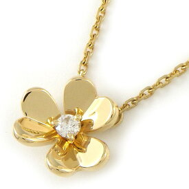 ヴァンクリーフ＆アーペル Van Cleef & Arpels ネックレス フリヴォル ミニ VCARPOJ100 ダイヤモンド 0.05ct K18YG 【箱・保付き】 【中古】