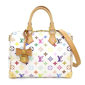 ルイ・ヴィトン LOUIS VUITTON ハンドバッグ LV×TM スピーディ バンドリエール 25 村上隆 M13085 ブロン モノグラムマルチカラー 【中古】