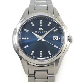 【15日限定★最大3万円OFF＆P3倍★】 グランドセイコー Grand Seiko 腕時計 ヘリテージコレクション STGF325/4J52-0AE0 25ポイント デイト ダイヤインデックス サンレイ ネイビーブルー文字盤 SS クオーツアナログ 【中古】