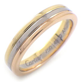 【最大3万円OFFクーポン★スペシャルセール】 カルティエ Cartier リング ヴァンドーム ウェディングバンド B4052249 スリーカラー K18PG K18WG K18YG 9号 / #49 【中古】