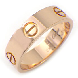 【最大3万円OFFクーポン★スペシャルセール】 カルティエ Cartier リング ラブ クラシックモデル MM B4084856 K18PG 15.5号 / #56 【中古】