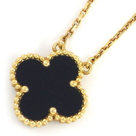 ヴァンクリーフ＆アーペル Van Cleef & Arpels ネックレス ヴィンテージアルハンブラ VCARA45800 オニキス K18YG 【中古】