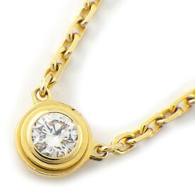【15日限定★最大3万円OFF＆P3倍★】 カルティエ Cartier ネックレス ダムール XS ディアマン レジェ B7224517 1ポイント ダイヤモンド 0.04ct K18YG 【中古】