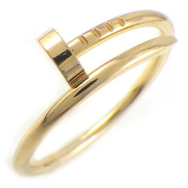 【最大3万円OFFクーポン★スペシャルセール】 カルティエ Cartier リング ジュストアンクル スモールモデル SM B4225962 釘モチーフ K18YG 17.5号 / #62 【中古】