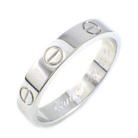【最大3万円OFFクーポン★スペシャルセール】 カルティエ Cartier リング ラブ スモールモデル SM B4085153 K18WG 13号 / #53 【中古】