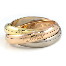【最大3万円OFFクーポン★スペシャルセール】 カルティエ Cartier リング トリニティ クラシック B4234253 スリーカラー K18PG K18WG K18YG 12.5号 / #53 【箱・保付き】 【中古】
