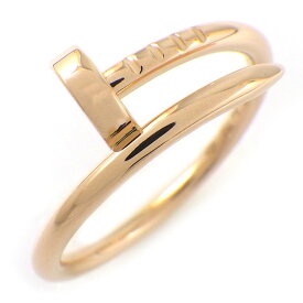 【最大3万円OFFクーポン★スペシャルセール】 カルティエ Cartier リング ジュストアンクル スモール B4225850 釘モチーフ K18PG 10.5号 / #50 【中古】