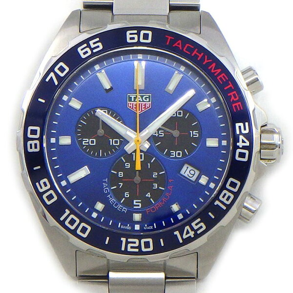 【最大3万円OFFクーポン★スペシャルセール】 タグ・ホイヤー TAG Heuer 腕時計 フォーミュラ1 レッドブル アストンマーティン レーシング スペシャルエディション CAZ101AB.BA0842 ブルー 文字盤 SS クオーツアナログ 【箱・保付き】 【中古】