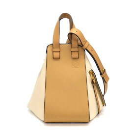 【最大3万円OFFクーポン★スペシャルセール】 ロエベ LOEWE ショルダーバッグ ハンモックバッグ スモール 326.30KS35 デューン ウォームデザート クラシックカーフ 【中古】