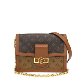 【最大3万円OFFクーポン★スペシャルセール】 ルイ・ヴィトン LOUIS VUITTON ショルダーバッグ ドーフィーヌ MM M45958 モノグラム モノグラムリバース カウハイドレザー 【中古】