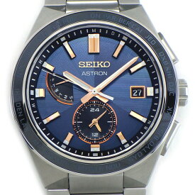 【最大3万円OFFクーポン★スペシャルセール】 セイコー SEIKO 腕時計 アストロン ネクスター SBXY053/8B63-0BD0 ブルー文字盤 デイト 夜光針/インデックス チタン ソーラー 【箱・保付き】 【中古】