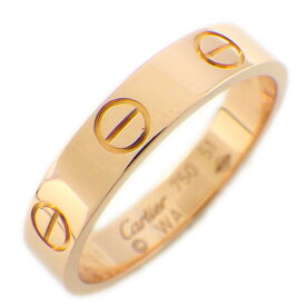 【最大2万円OFFクーポン配布中★10日限定P3倍】 カルティエ Cartier リング ラブ スモールモデル SM B4085251 K18PG 10.5号 / #51 【中古】