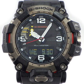 【最大2万円OFFクーポン配布中★10日限定P3倍】 カシオ CASIO 腕時計 マッドマスター GWG-2000-1A3JF デイト ワールドタイム表示 ブラック文字盤 樹脂 SS ソーラー電波クォーツ 【箱・保付き】 【中古】