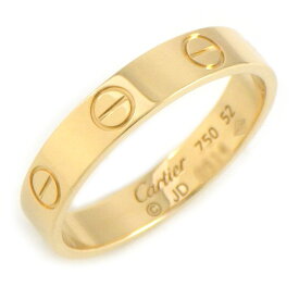 【最大2万円OFFクーポン配布中】 カルティエ Cartier リング ラブ スモールモデル SM B4085052 K18YG 12号 / #52 【中古】