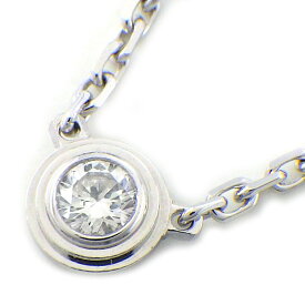 【最大2万円OFFクーポン配布中】 カルティエ Cartier ネックレス ダムール XS ディアマン レジェ B7224515 1ポイント ダイヤモンド 0.04ct K18WG 【中古】