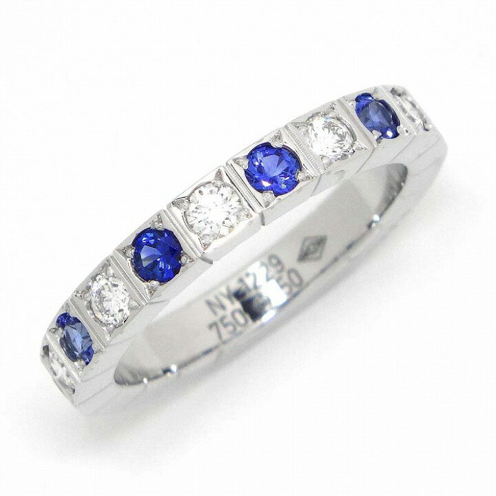 楽天市場】カルティエ Cartier リング ラニエール ハーフ K18WG 6 
