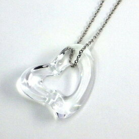 ティファニー Tiffany & Co. ネックレス クリスタル ハート PT950 【中古】