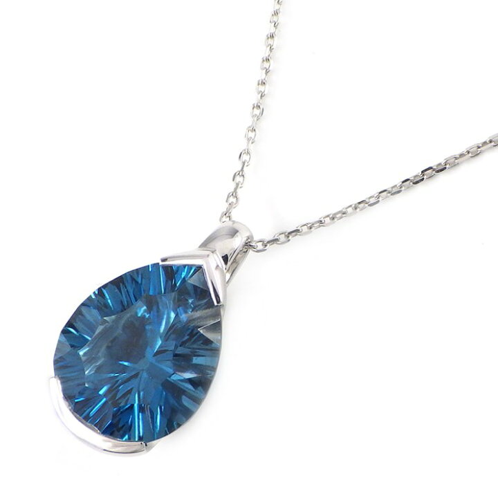 15.68ct！tasaki ネックレス ブルートパーズ 真珠