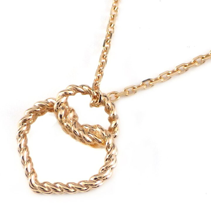 楽天市場】カルティエ Cartier ネックレス ハート トルタ K18PG 【中古  