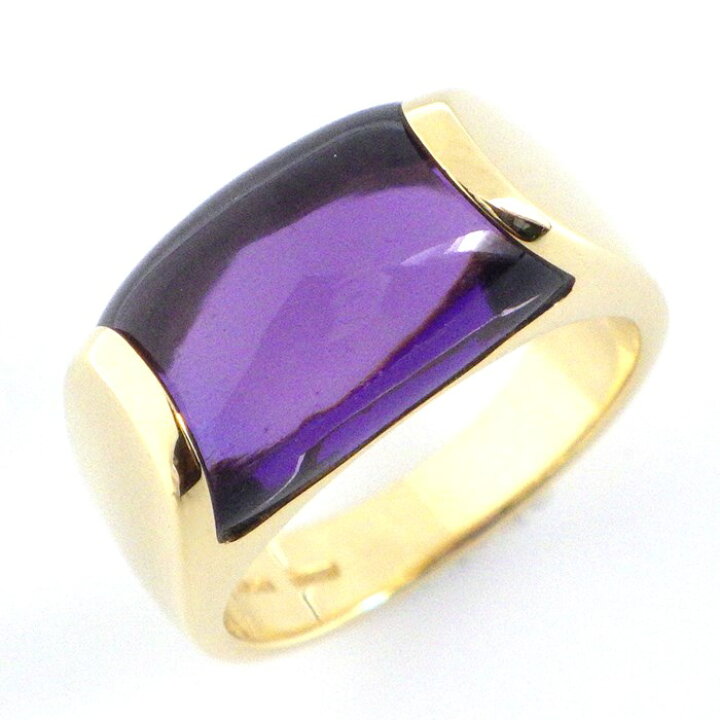 楽天市場】ブルガリ BVLGARI リング トロンケット K18YG アメジスト  
