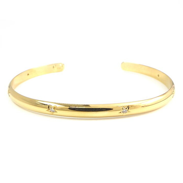 楽天市場】スタージュエリー STAR JEWELRY バングル K18YG 