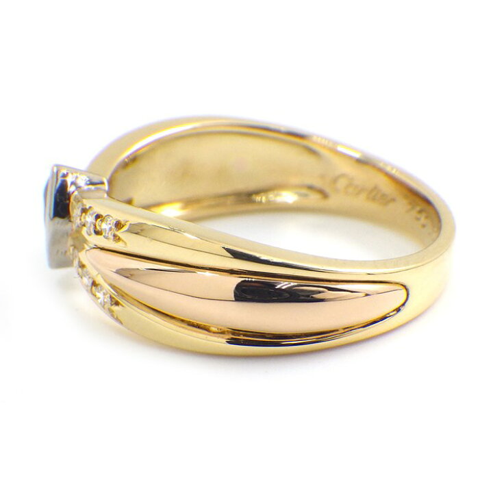 楽天市場】カルティエ Cartier リング マーキスカット サファイア 12 
