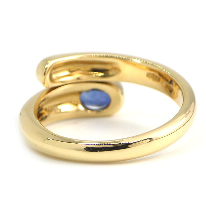 楽天市場】ブルガリ BVLGARI リング アストレア サファイア K18YG 12号  