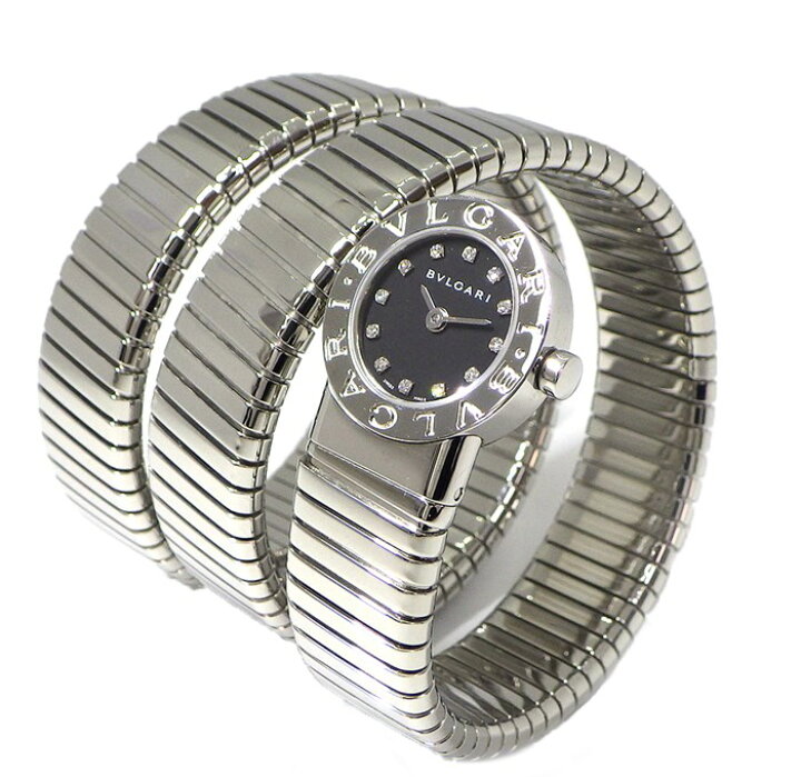 楽天市場】ブルガリ BVLGARI 腕時計 トゥボガス スネーク ブラック文字 