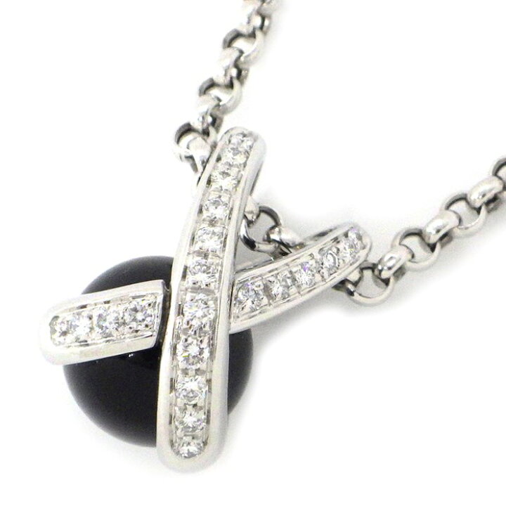 楽天市場】ショーメ Chaumet ネックレス リアン クロス オニキス 
