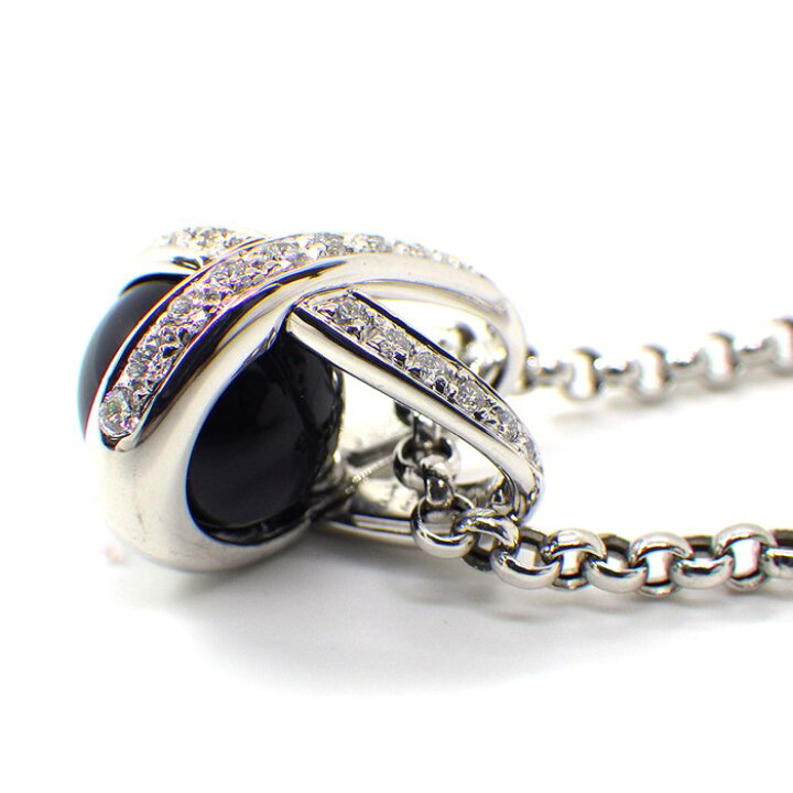 楽天市場】ショーメ Chaumet ネックレス リアン クロス オニキス 