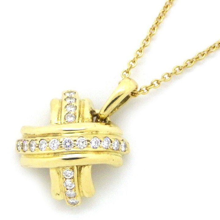 楽天市場】ティファニー Tiffany & Co. ネックレス クロス ステッチ  