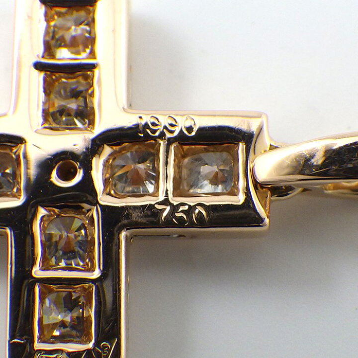 楽天市場】カルティエ Cartier ペンダントトップ オーロラ クロス 