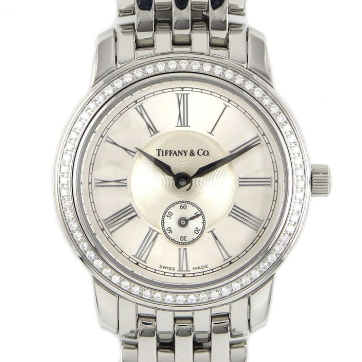 電池交換済】TIFFANY&Co ティファニー 駆け回る 腕時計 マーク ダイヤ  