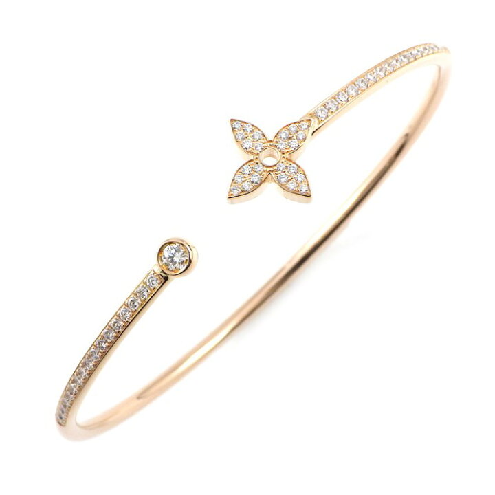 Louis Vuitton Idylle Blossom Twist Bracelet, Yellow Gold And Diamonds  (Q95712) in 2023