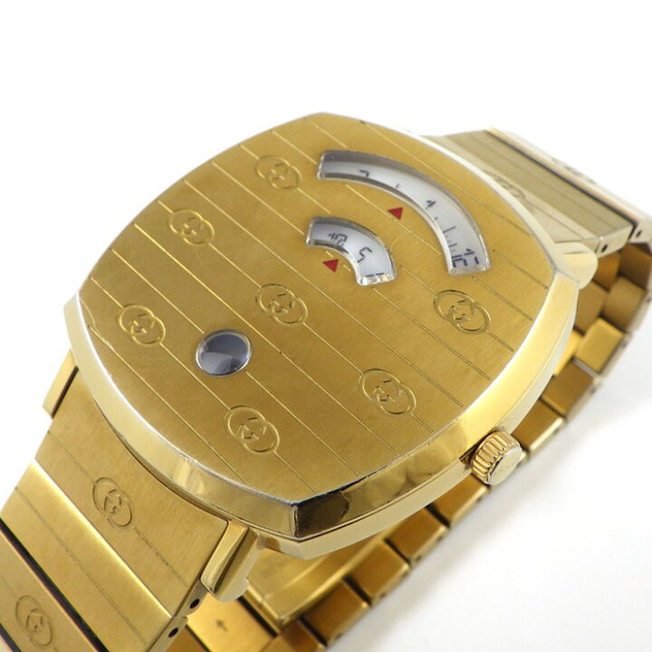 グッチ グリップ 35mm YA157410 ボーイズ 腕時計【Aランク】【中古  