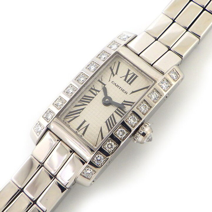 楽天市場】カルティエ Cartier 腕時計 ブレスレット タンク アロンジェ  