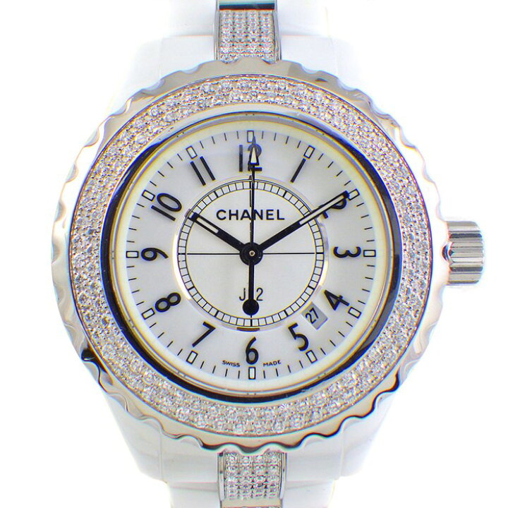 楽天市場】シャネル CHANEL 腕時計 J12 H1420 カレンダー ホワイト文字 
