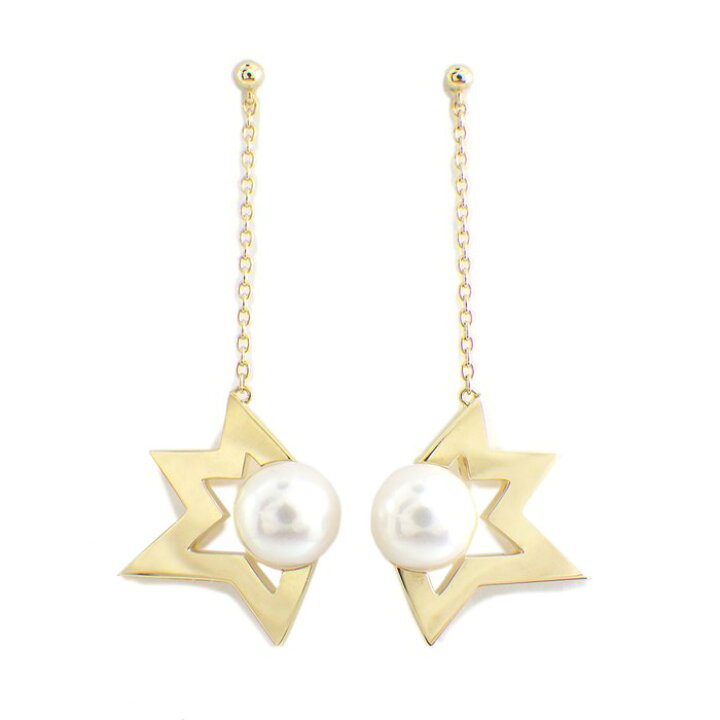 楽天市場】タサキ 田崎真珠 TASAKI ピアス コメット 星 スター プラス  