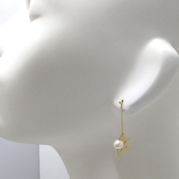 楽天市場】タサキ 田崎真珠 TASAKI ピアス コメット 星 スター プラス 