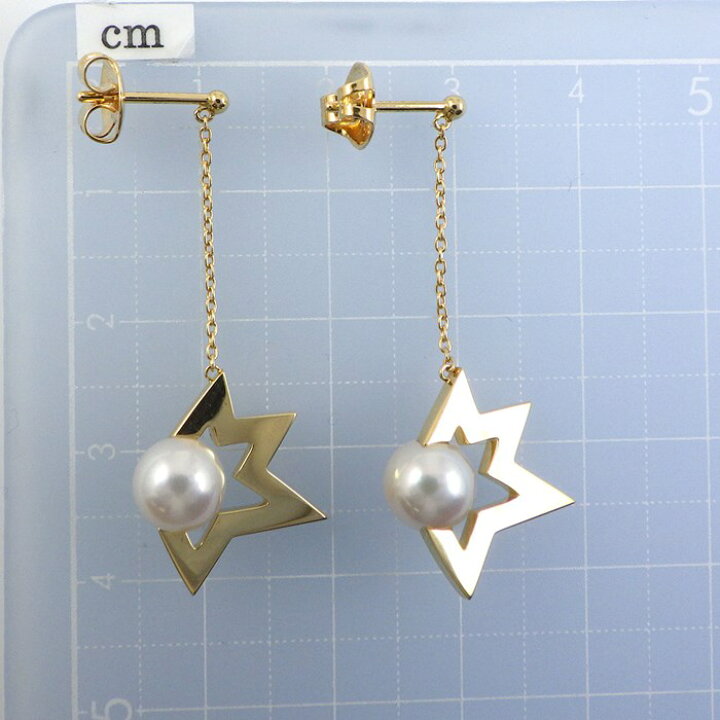 楽天市場】タサキ 田崎真珠 TASAKI ピアス コメット 星 スター プラス 