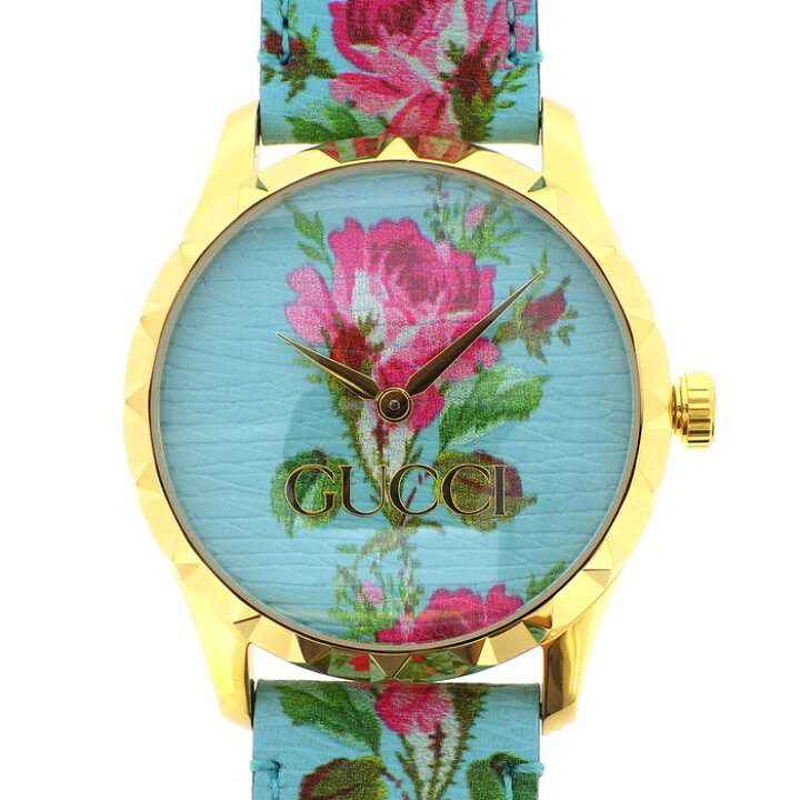 楽天市場】グッチ GUCCI 腕時計 Gタイムレス YA1264085/126.4 花  