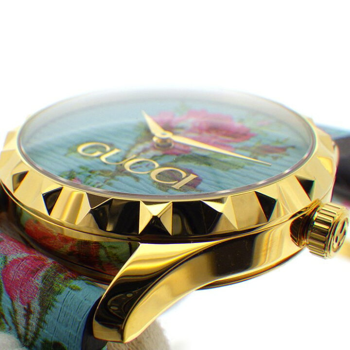 楽天市場】グッチ GUCCI 腕時計 Gタイムレス YA1264085/126.4 花  